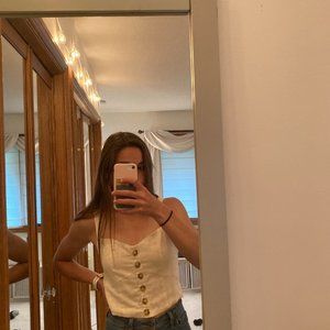 White/Cream PacSun Tank